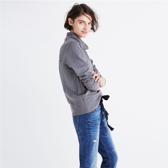 Madewell Funnelneck Sweatshirt - Picture 1 of 11